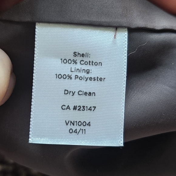 New Talbots Animal Cheetah Print Brown and Black 100% Cotton A-Line Skirt - Picture 5 of 5